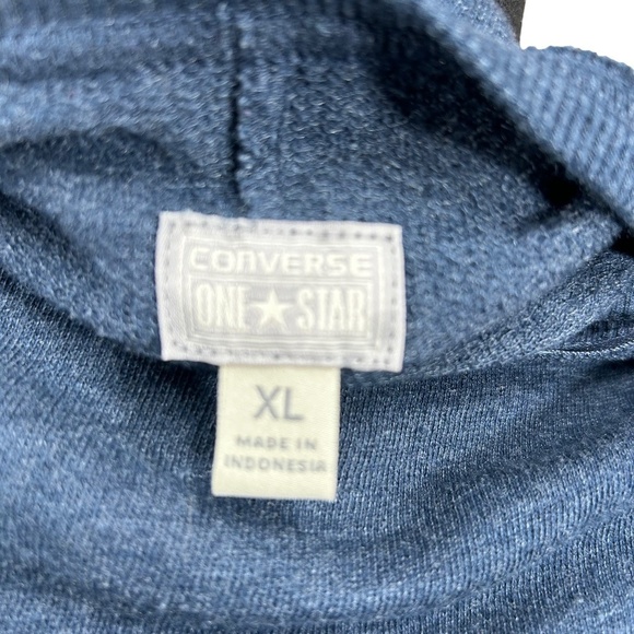 Converse One Star Navy Blue Long Sleeve Sweatshirt Dress Size XL - Picture 5 of 8